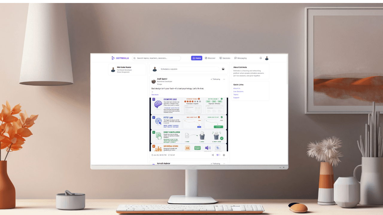 Gotimala - Session Marketplace Platform